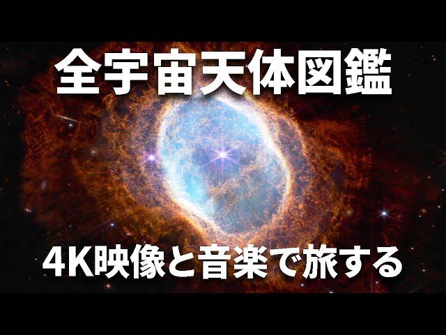 全宇宙の天体図鑑　恐怖の星雲から光が曲がる中性子星まで【JST 午後正午】 [4K]