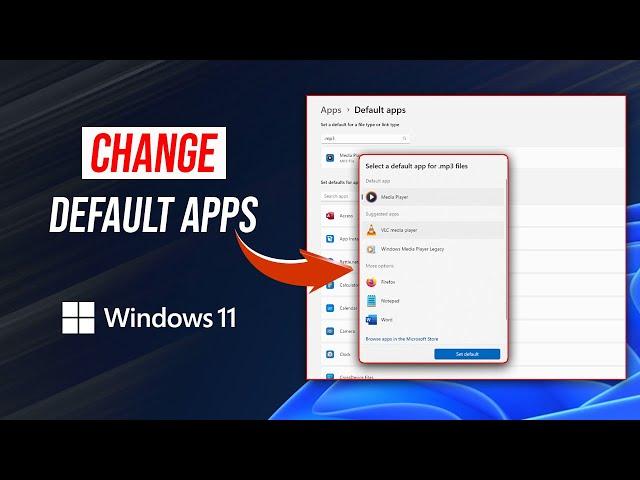 How to Change Default Apps in Windows 11 | Set Up Default Apps in Windows