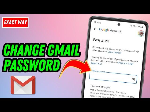 How To Change Gmail Password 2024