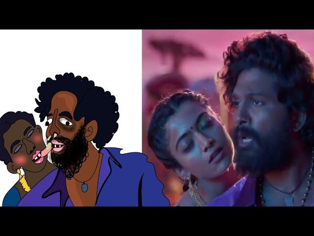 Drawing meme||Sami sami song||Allu Arjun|| Rashmika