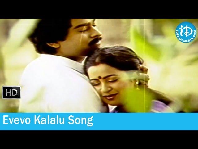 Jwala Movie Songs - Evevo Kalalu Song - Chiranjeevi - Bhanupriya - Radhika