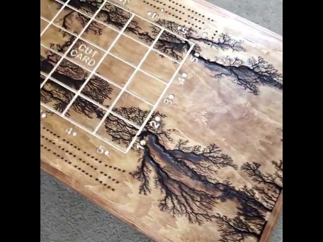 Cross Crib Coffee Table Cribbage Board