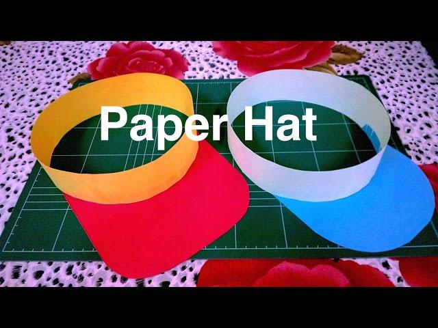 How to make paper hat / DIY