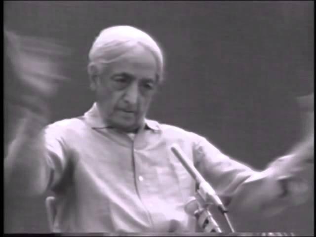 Should we talk about your teachings? | J. Krishnamurti