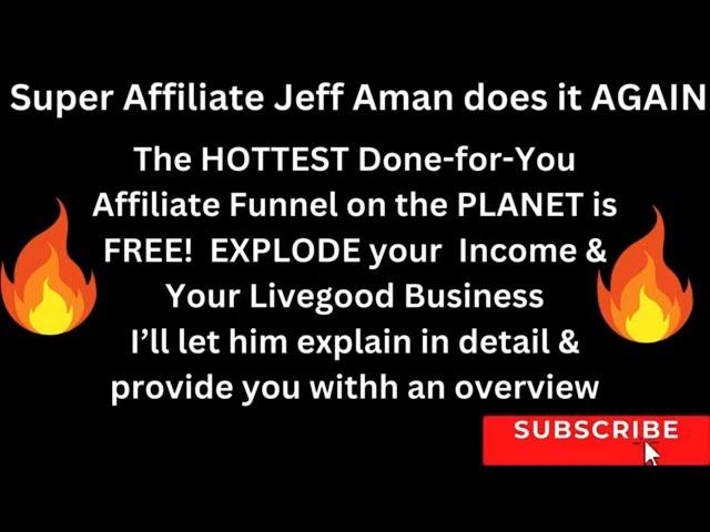 Discover the Easy Commission Funnel with Jeff Aman   Boost Your Income with LiveGood in 2024