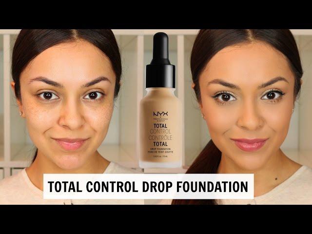 NYX Total Control Drop Foundation First Impression - TrinaDuhra