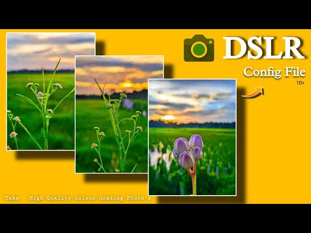 Pro DSLR Config file For Your GCAM port  || Take - DSLR Quality Photos  . pixel camera config  .