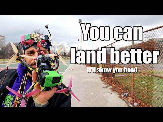 How to land an fpv drone|the easy way