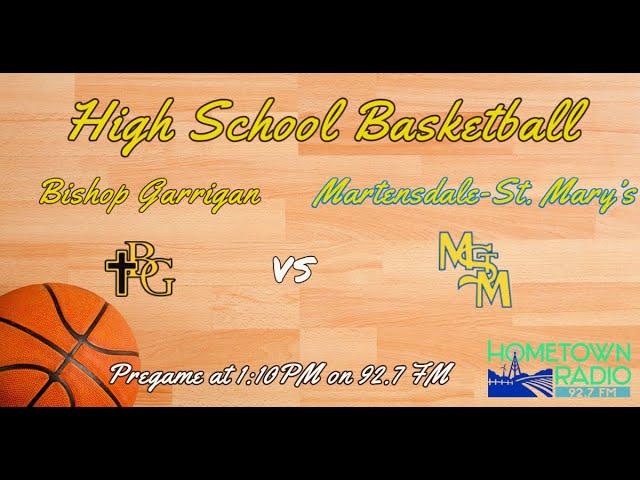 Bishop Garrigan vs. Martensdale-St Mary's State Quarterfinal Radio Call - AUDIO ONLY