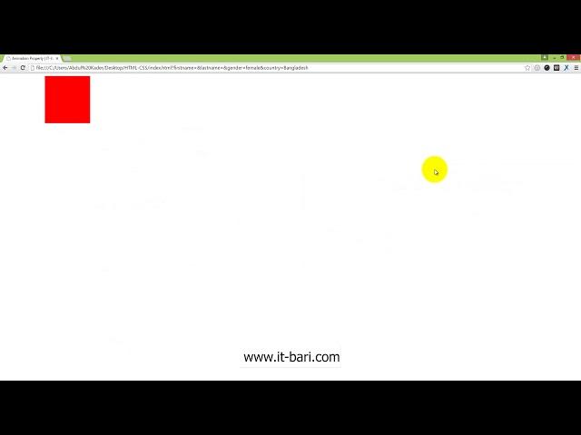 64  Animation in CSS Part 03  IT Bari com   Web Design Bangla Video Tutorial