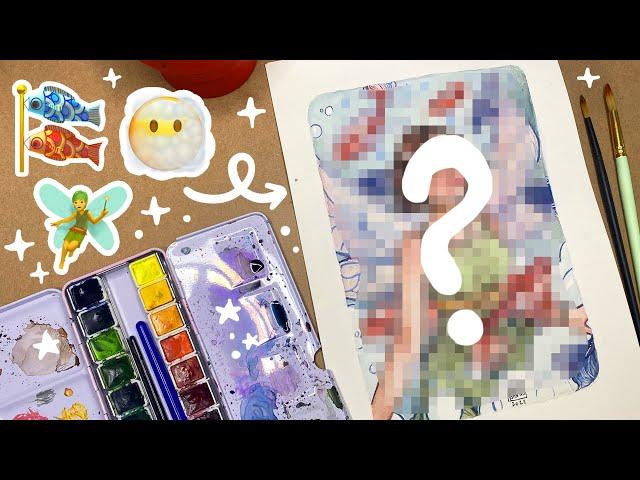 Making a Painting from your Emojis //  ‍️ 