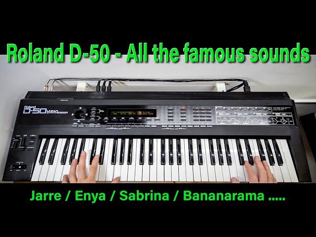 A Roland D-50 Sound Demo - All the famous sounds