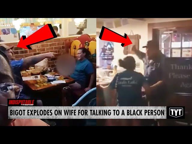 WATCH: Bigot ERUPTS On Wife For Talking To Black Person, Allegedly