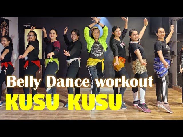 KUSU KUSU | Fitness class | Belly dance workout | Zumba | Nora | remix | The Dance Mafia