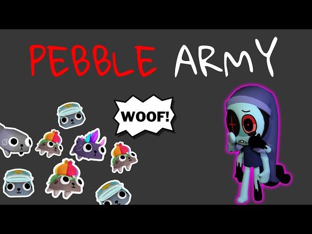 The ULTIMATE Pebble Army... | Dandy's World | 8 Pebbles run (Floors 1-14)