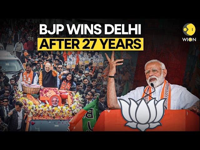 Delhi Election Results 2025: BJP Wins Delhi After 27 Years; AAP, Congress Loses | WION Originals