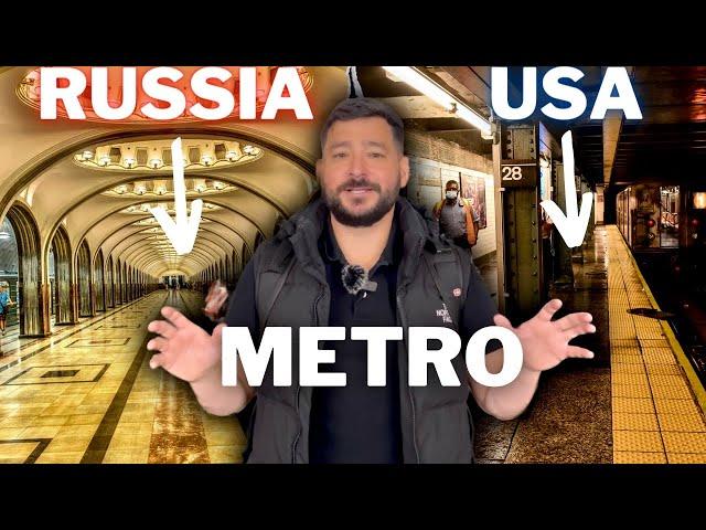 American In Moscow Showing THE BEST METRO IN THE WORLD!