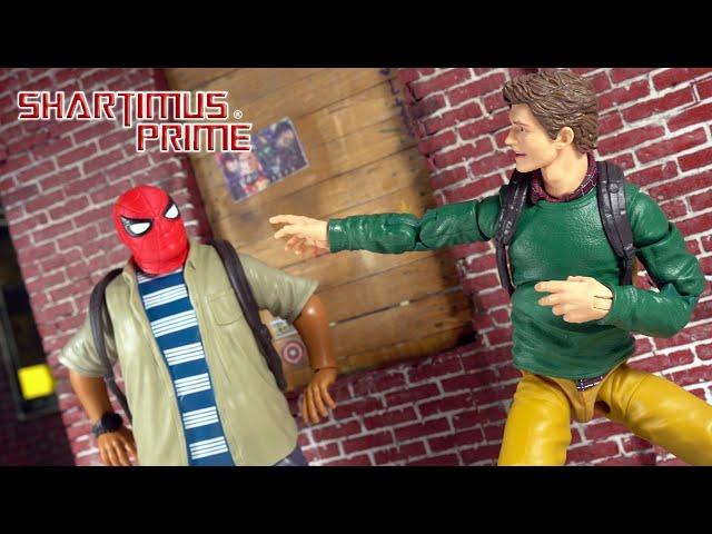 New Street Figures! - Marvel Legends Peter and Ned 2-Pack Spider-Man Homecoming Movie Figure Review