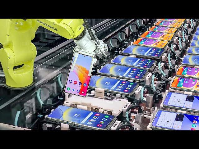 Inside Samsung's Futuristic Factory Where Robots Build Millions of Smartphones