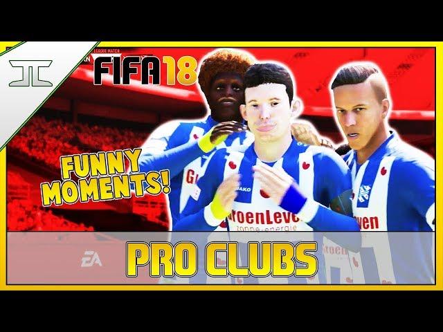 RAINBOW FLICK ASSIST! - FIFA 18 Pro Clubs Funny Moments!