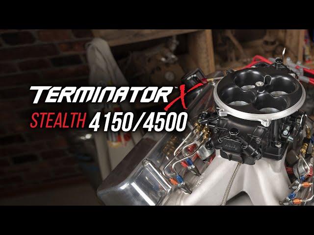 Ditch the Carb and Go EFI with Holley Terminator X Stealth 4500 and 4150