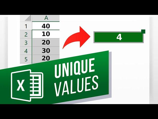 How to Count Unique Values in Excel | How to Use the COUNTA and UNIQUE Functions