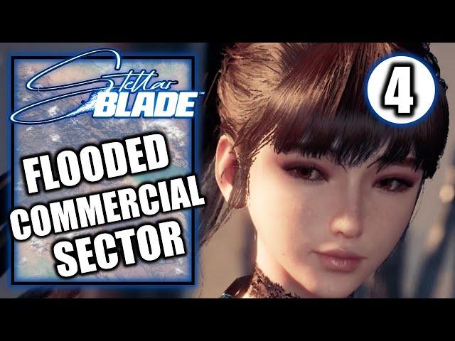 Stellar Blade - Flooded Commercial Sector & Memory Tower - Eidos 7 Scavenger Adam Walkthrough Part 4