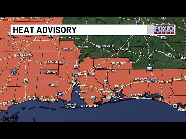 Heat advisory for this afternoon