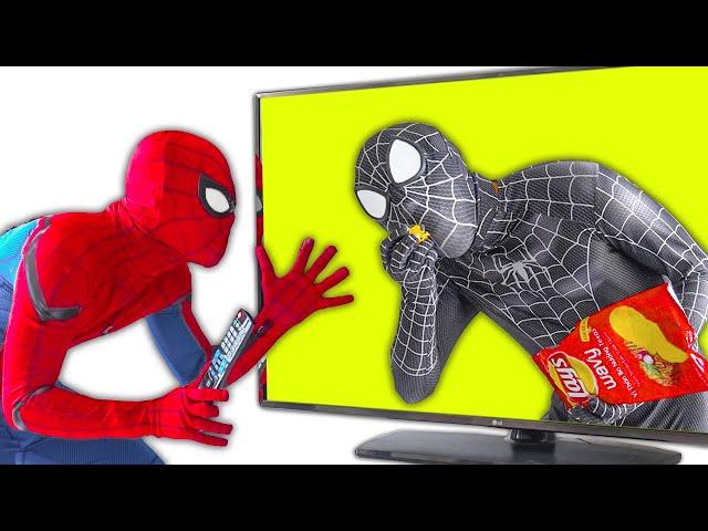 SPIDER-MAN (In Real Life) vs VENOM (In Television) | Comedy Funny Video