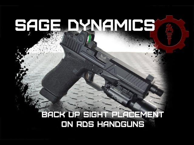 Back Up Sight Placement on RDS Handguns