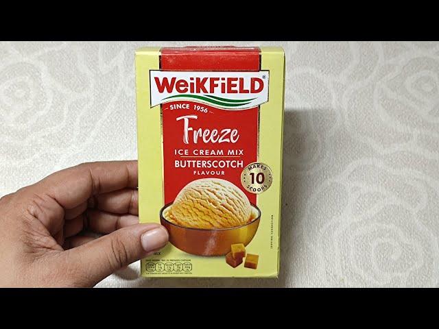 Weikfield butterscotch ice cream mix | ice cream mix | weikfield ice cream powder | ice cream powder