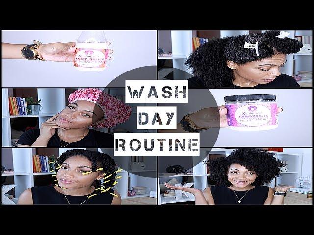 Quick Natural Hair Wash Day Routine || TheNotoriousKIA