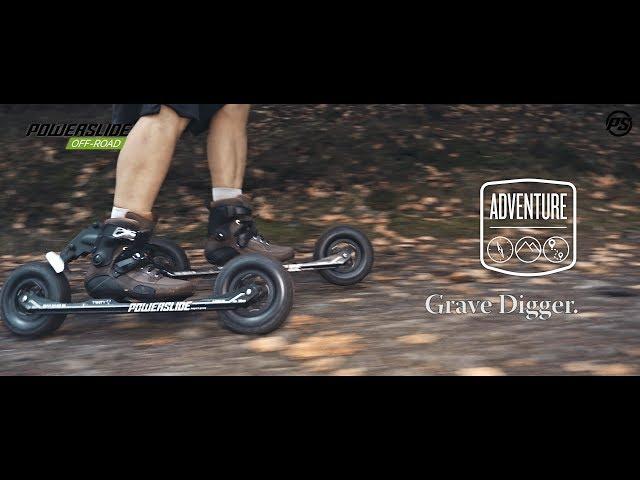 Cross-country skating adventure on Powerslide Grave Digger skates