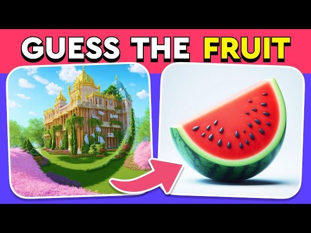 Guess by ILLUSION - Fruits Edition  Easy, Medium, Hard levels