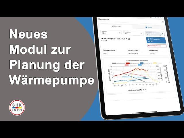 Revolutionäres Wärmepumpen-Planungstool mit einzigartiger Datenbank