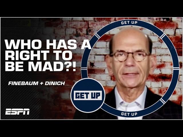 Paul Finebaum IS FURIOUS over the latest College Football Playoff Rankings?!  | Get Up