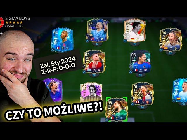 0 ZAGRANYCH MECZÓW I... TAKI SKŁAD w FC24 - JAK TO MOŻLIWE?!