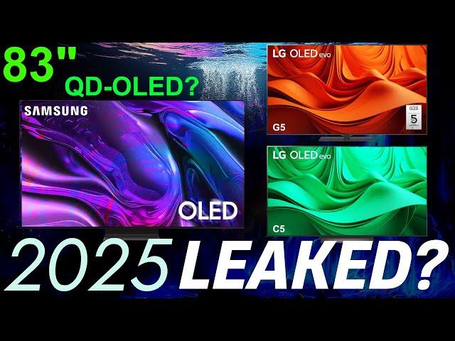 83" Samsung QD-OLED TV in 2025? + LG G5 & C5 OLED Leaked!