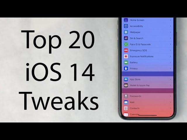 Top 20 Free iOS 14 Tweaks