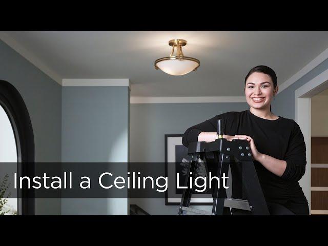 How to Install a Ceiling Light - Installation Tips from Lamps Plus