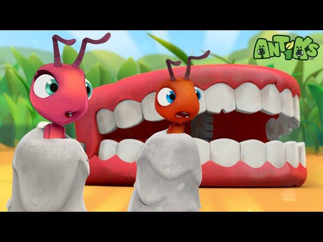 Cemented! | +60 Minutes of Antiks by Oddbods | Kids Cartoons | Party Playtime!