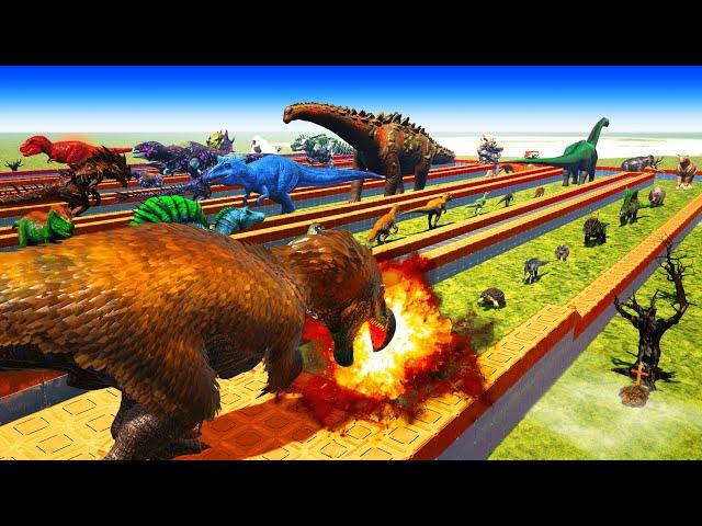 EPIC DODOREX DEATHRUN | All ARK Dinosaurs (Halloween Special)