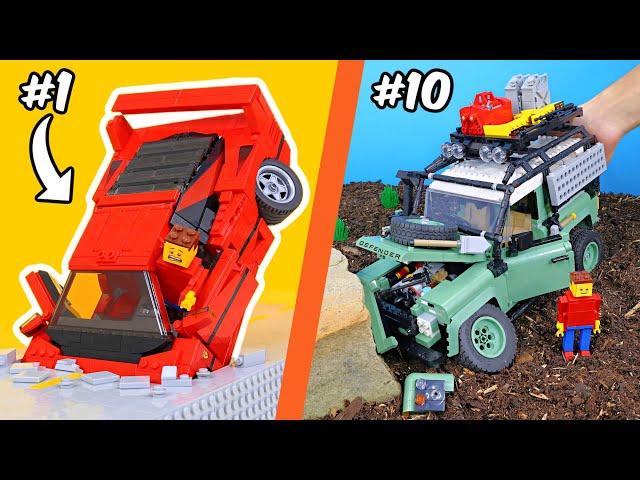 I CRASHED LEGO CARS...