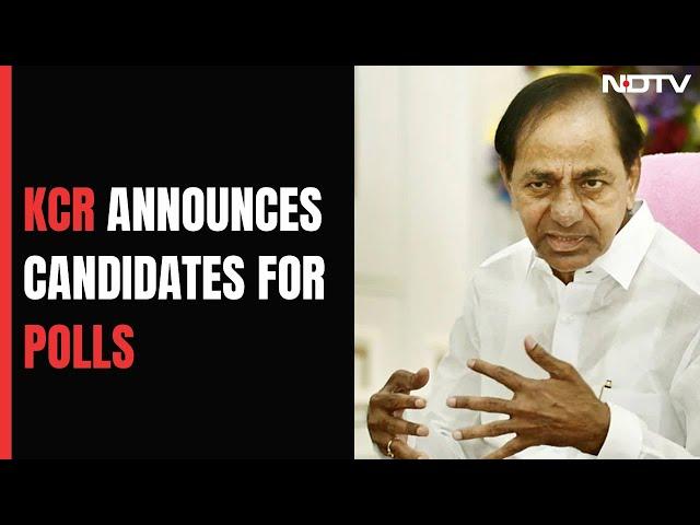 Telangana Polls 2023 | Why KCR Announced Candidates In Telangana Before Poll Dates