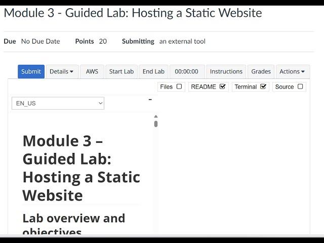 Module 3 - Guided Lab: Hosting a Static Website