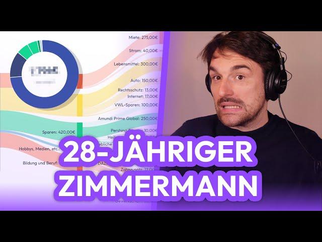 28-Jähriger Zimmermann mit 2.100€ Gehalt hat XXXX€ Portfolio