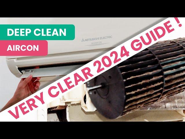 How to clean aircon - inside blower wheel - step-by-step - mitsubishi starmex heavy industry