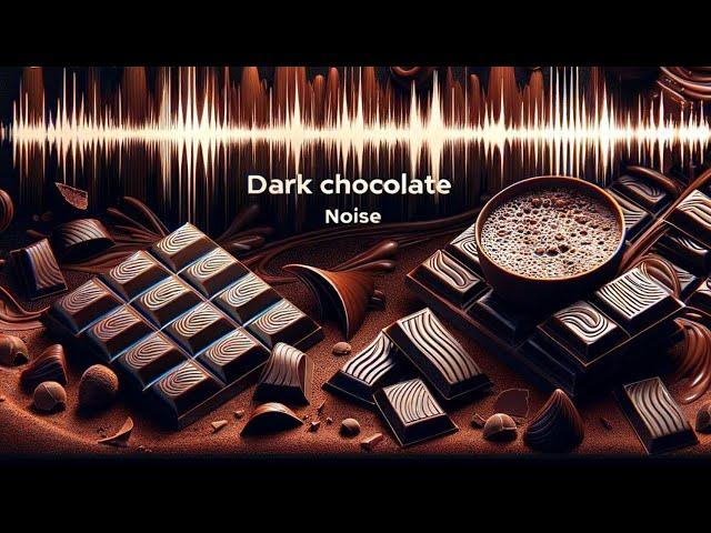 Dark Chocolate Noise for Sleep  | 12 Hours | Sleep Aid | Tinnitus Relief Black Screen