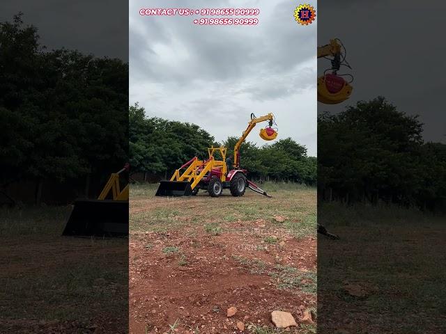 HI TECH RADIAL LOADER WITH GRABBER ATTACHMENT -HI TECH INDUSTRIES KUNNATHUR