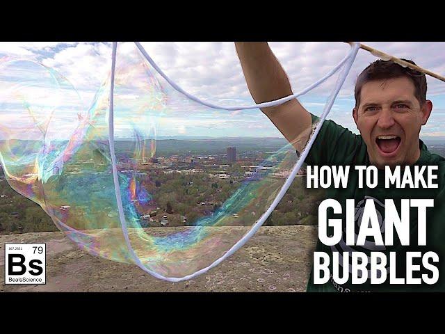 How to Make Giant Bubbles - Bubble Recipes and Bubble Wand Instructions